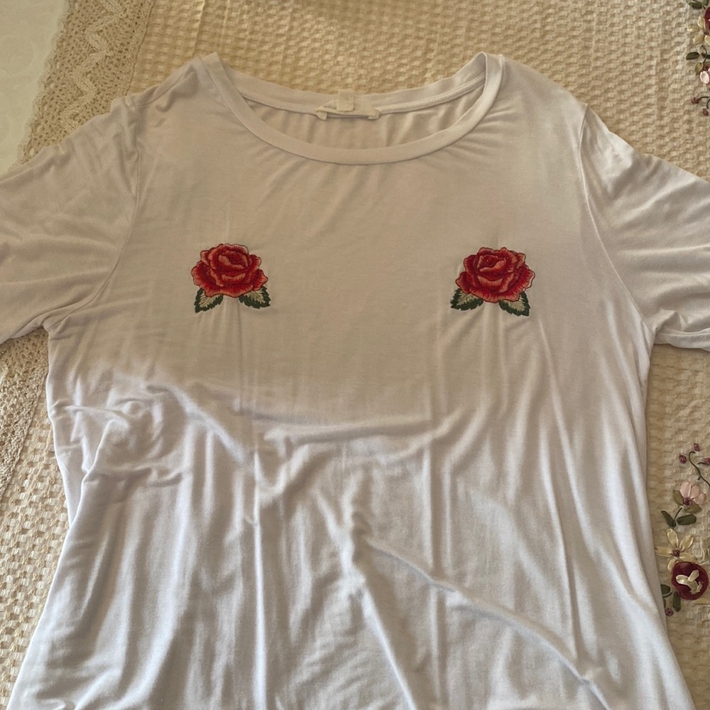 White summer top